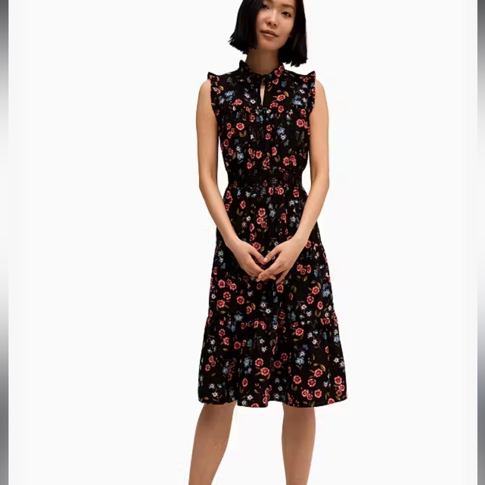 Kate Spade Wild Ones Meadow Smocked Dress ♠️ 🌸